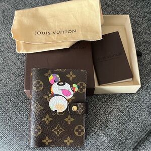 Louis Vuitton Takashi Murakami Monogram Panda Agenda PM